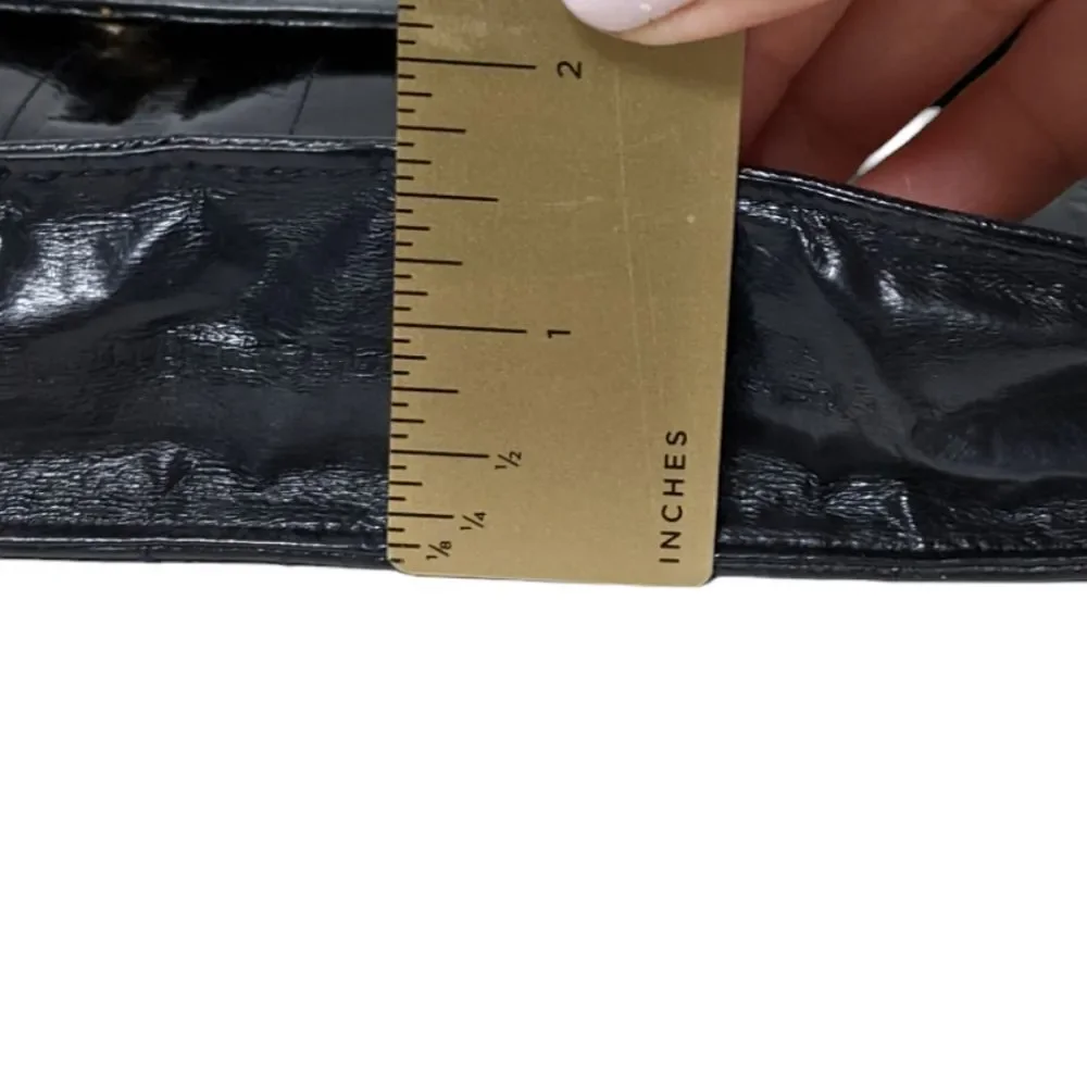 VINTAGE Eel Skin Flap Clutch